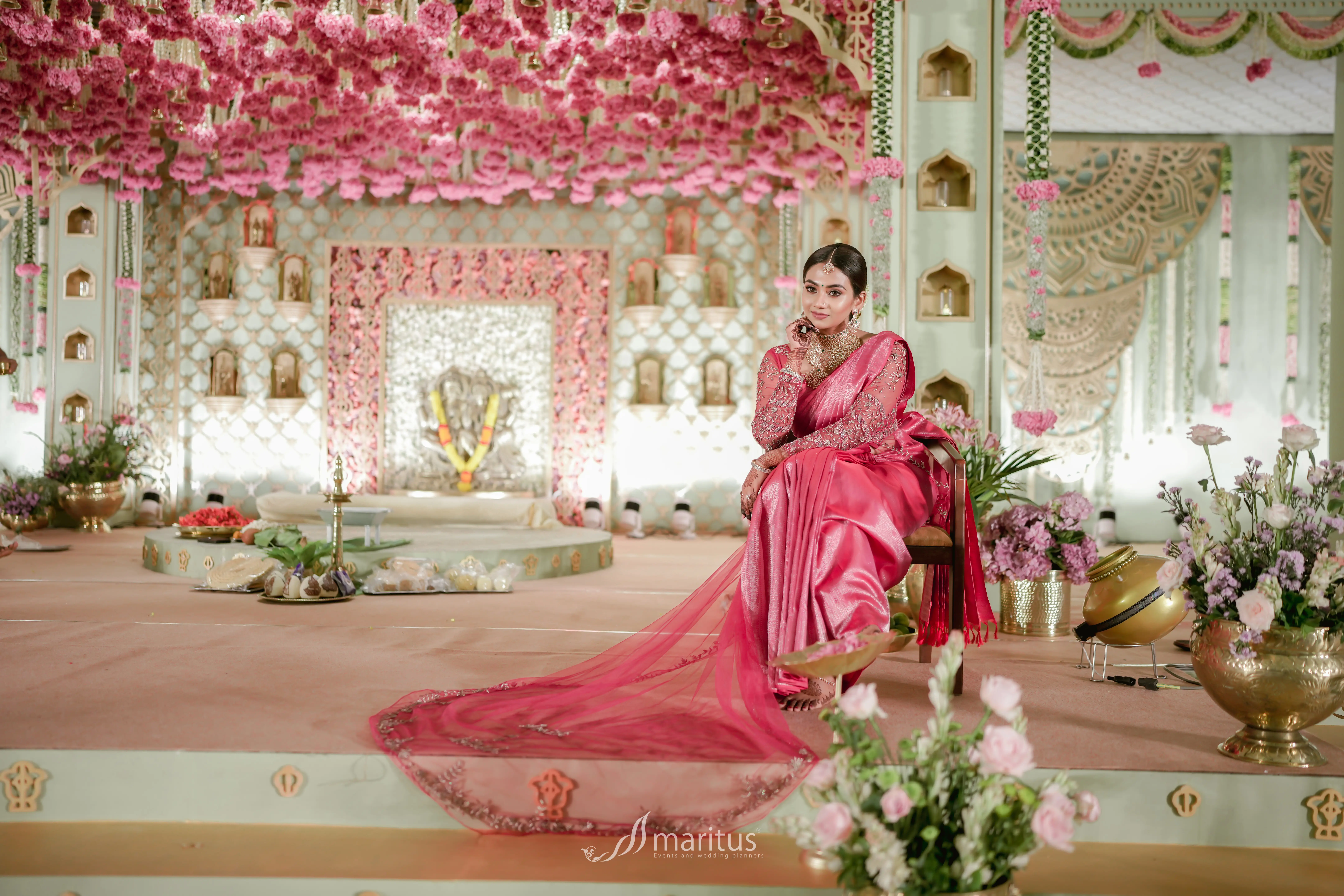 wedding saree of hindu bride